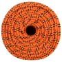 Cuerda de barco polipropileno naranja 8 mm 25 m