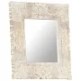 Massiver Mangoholzspiegel in Weiß 50x50 cm von , Spiegel - Ref: Foro24-321632, Preis: 67,57 €, Rabatt: %