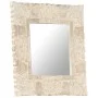 Massiver Mangoholzspiegel in Weiß 50x50 cm von , Spiegel - Ref: Foro24-321632, Preis: 67,57 €, Rabatt: %
