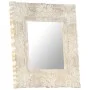 Massiver Mangoholzspiegel in Weiß 50x50 cm von , Spiegel - Ref: Foro24-321632, Preis: 67,57 €, Rabatt: %