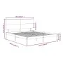 Bettgestell aus massivem Kiefernholz, 160 x 200 cm von , Betten und Lattenroste - Ref: Foro24-3104813, Preis: 139,44 €, Rabat...