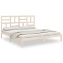 Estructura de cama madera maciza 180x200 cm de , Camas y somieres - Ref: Foro24-3105965, Precio: 149,87 €, Descuento: %