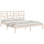 Estructura de cama madera maciza 180x200 cm de , Camas y somieres - Ref: Foro24-3105965, Precio: 149,87 €, Descuento: %