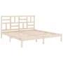 Solid wood bed frame 180x200 cm by , Beds and slatted bases - Ref: Foro24-3105965, Price: 150,09 €, Discount: %