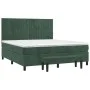 Boxspringbett mit dunkelgrüner Samtmatratze 160x200 cm von , Betten und Lattenroste - Ref: Foro24-3137974, Preis: 625,41 €, R...