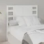 Kopfteil aus massivem weißem Kiefernholz, 106 x 4 x 100 cm von , Kopf- und Fußteile - Ref: Foro24-818756, Preis: 53,71 €, Rab...