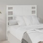 Kopfteil aus massivem weißem Kiefernholz, 106 x 4 x 100 cm von , Kopf- und Fußteile - Ref: Foro24-818756, Preis: 56,04 €, Rab...