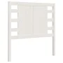 Kopfteil aus massivem weißem Kiefernholz, 106 x 4 x 100 cm von , Kopf- und Fußteile - Ref: Foro24-818756, Preis: 53,71 €, Rab...