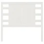 Kopfteil aus massivem weißem Kiefernholz, 106 x 4 x 100 cm von , Kopf- und Fußteile - Ref: Foro24-818756, Preis: 53,71 €, Rab...