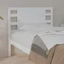 Kopfteil aus massivem weißem Kiefernholz, 106 x 4 x 100 cm von , Kopf- und Fußteile - Ref: Foro24-818756, Preis: 53,71 €, Rab...