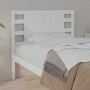 Kopfteil aus massivem weißem Kiefernholz, 106 x 4 x 100 cm von , Kopf- und Fußteile - Ref: Foro24-818756, Preis: 56,04 €, Rab...