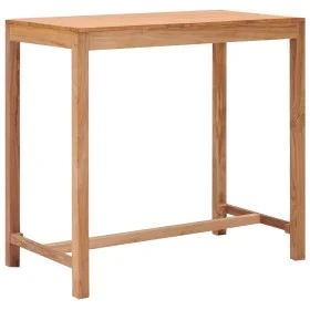 Tall garden table made of solid teak wood 110x60x105 cm by , Garden tables - Ref: Foro24-287234, Price: 248,21 €, Discount: %