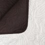 Quilted reversible bedspread 170x210 cm cream and brown by vidaXL, Bedspreads and duvets - Ref: Foro24-132962, Price: 30,04 €...