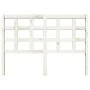 Solid white pine wood bed headboard 140.5x4x100 cm by , Headboards and footboards - Ref: Foro24-817886, Price: 53,95 €, Disco...