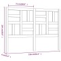 Cabecero de cama madera maciza de pino blanco 156x4x104 cm de , Cabeceros y pies de cama - Ref: Foro24-818196, Precio: 58,13 ...