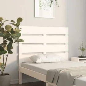 Kopfteil aus massivem Weißkiefernholz, 90 x 3 x 80 cm von , Kopf- und Fußteile - Ref: Foro24-821328, Preis: 51,73 €, Rabatt: %