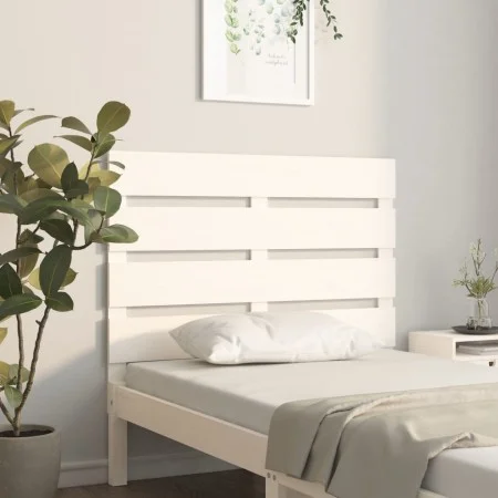 Kopfteil aus massivem Weißkiefernholz, 90 x 3 x 80 cm von , Kopf- und Fußteile - Ref: Foro24-821328, Preis: 51,70 €, Rabatt: %