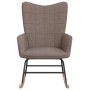 Taupegrauer Schaukelstuhl aus Stoff von , Schaukelstühle - Ref: Foro24-328016, Preis: 114,32 €, Rabatt: %