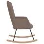 Taupegrauer Schaukelstuhl aus Stoff von , Schaukelstühle - Ref: Foro24-328016, Preis: 137,93 €, Rabatt: %
