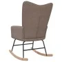 Taupegrauer Schaukelstuhl aus Stoff von , Schaukelstühle - Ref: Foro24-328016, Preis: 137,93 €, Rabatt: %