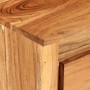 Cómoda de madera maciza de acacia 55x33x75 cm en Cajoneras | Comprar online en Foro24