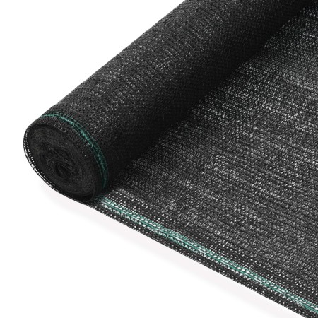Toldo para pista de tenis HDPE 1,4x100 m negro de vidaXL, Redes de tenis - Ref: Foro24-45266, Precio: 100,45 €, Descuento: %