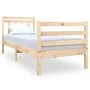 Small solid wood single bed frame 75x190 cm by , Beds and slatted bases - Ref: Foro24-3100614, Price: 88,00 €, Discount: %