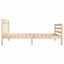 Small solid wood single bed frame 75x190 cm by , Beds and slatted bases - Ref: Foro24-3100614, Price: 88,00 €, Discount: %