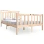 Kleines Doppelbettgestell aus Massivholz 135x190 cm von , Betten und Lattenroste - Ref: Foro24-3100694, Preis: 146,64 €, Raba...