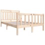 Kleines Doppelbettgestell aus Massivholz 135x190 cm von , Betten und Lattenroste - Ref: Foro24-3100694, Preis: 148,87 €, Raba...