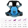 Arnés para perros con bandas reflectantes ajustables azul M en Productos para perros | Comprar online en Foro24