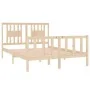 Doppelbettgestell aus Massivholz 135x190 cm von , Betten und Lattenroste - Ref: Foro24-3104103, Preis: 136,95 €, Rabatt: %
