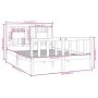 Doppelbettgestell aus Massivholz 135x190 cm von , Betten und Lattenroste - Ref: Foro24-3104103, Preis: 136,95 €, Rabatt: %