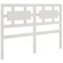 Weißer Massivholzbettrahmen 135x190 cm von , Betten und Lattenroste - Ref: Foro24-3105641, Preis: 150,60 €, Rabatt: %
