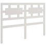 Weißer Massivholzbettrahmen 135x190 cm von , Betten und Lattenroste - Ref: Foro24-3105641, Preis: 152,80 €, Rabatt: %