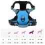 Arnés para perros con bandas reflectantes ajustables azul L en Productos para perros | Comprar online en Foro24