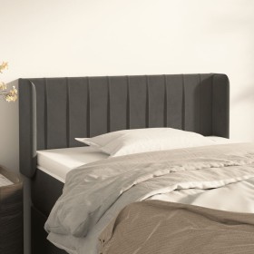 Dunkelgraues Samtkopfteil 83x16x78/88 cm von , Kopf- und Fußteile - Ref: Foro24-3119037, Preis: 41,09 €, Rabatt: %