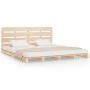 Solid pine wood bed frame 120x200 cm by , Beds and slatted bases - Ref: Foro24-3120127, Price: 161,68 €, Discount: %