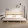 Solid pine wood bed frame 120x200 cm by , Beds and slatted bases - Ref: Foro24-3120127, Price: 161,68 €, Discount: %