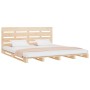 Solid pine wood bed frame 120x200 cm by , Beds and slatted bases - Ref: Foro24-3120127, Price: 163,66 €, Discount: %