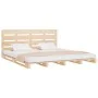 Solid pine wood bed frame 120x200 cm by , Beds and slatted bases - Ref: Foro24-3120127, Price: 161,68 €, Discount: %