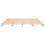 Solid pine wood bed frame 120x200 cm by , Beds and slatted bases - Ref: Foro24-3120127, Price: 163,66 €, Discount: %