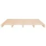 Solid pine wood bed frame 120x200 cm by , Beds and slatted bases - Ref: Foro24-3120127, Price: 161,68 €, Discount: %