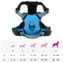 Arnés para perros con bandas reflectantes ajustables azul XL en Productos para perros | Comprar online en Foro24