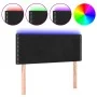 Cabecero con LED de terciopelo negro 100x5x78/88 cm de , Cabeceros y pies de cama - Ref: Foro24-3121516, Precio: 41,12 €, Des...