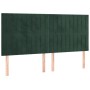Box spring bed with dark green velvet mattress 180x200 cm by , Beds and slatted bases - Ref: Foro24-3137980, Price: 701,05 €,...