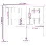Kopfteil aus massivem Kiefernholz, 141 x 4 x 100 cm von , Kopf- und Fußteile - Ref: Foro24-818665, Preis: 48,58 €, Rabatt: %