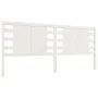 Kopfteil aus massivem weißem Kiefernholz, 156 x 4 x 100 cm von , Kopf- und Fußteile - Ref: Foro24-818776, Preis: 65,63 €, Rab...