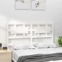 Bettkopfteil aus massivem weißem Kiefernholz, 140,5 x 4 x 100 cm von , Kopf- und Fußteile - Ref: Foro24-818036, Preis: 65,76 ...