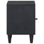 Cabinet de noche con puerta Negro 40 x 33 x 46 cm en Mesitas de noche | Comprar online en Foro24